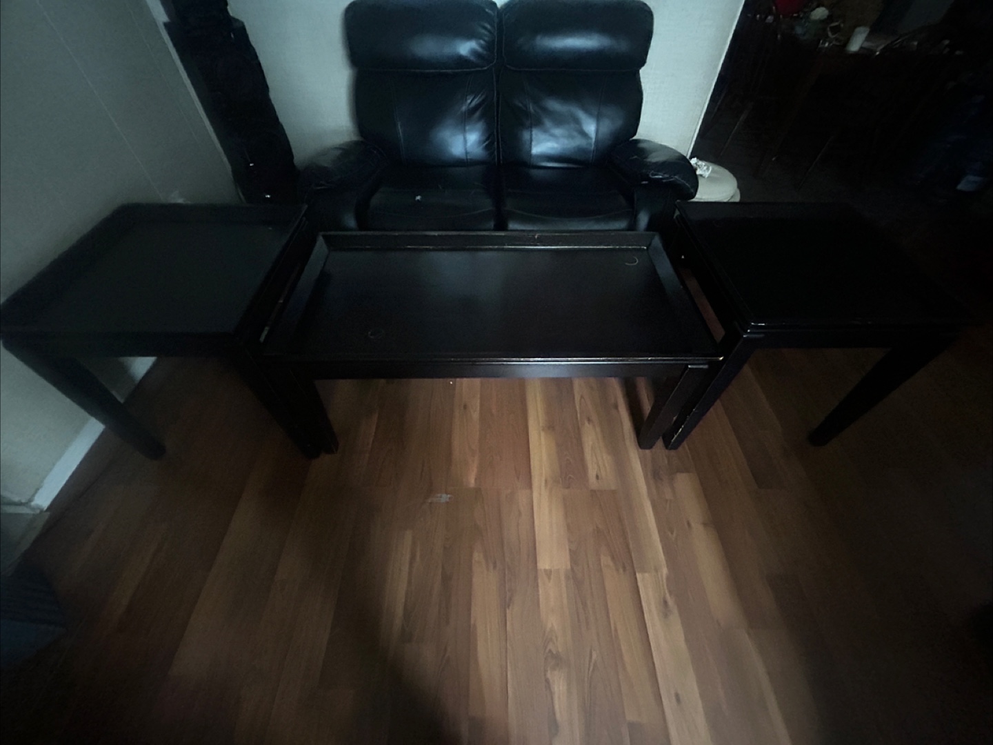 Black Nesting Tables - Set of 3