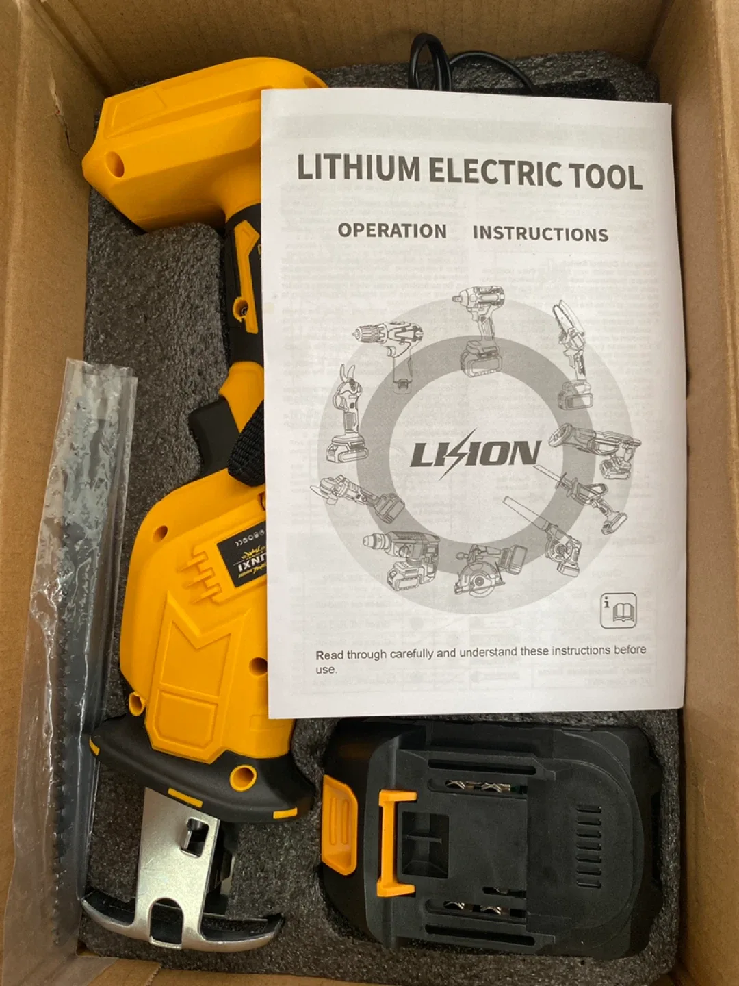Yunxi 🥕 Cordless Reciprocating Saw image indicator(2)