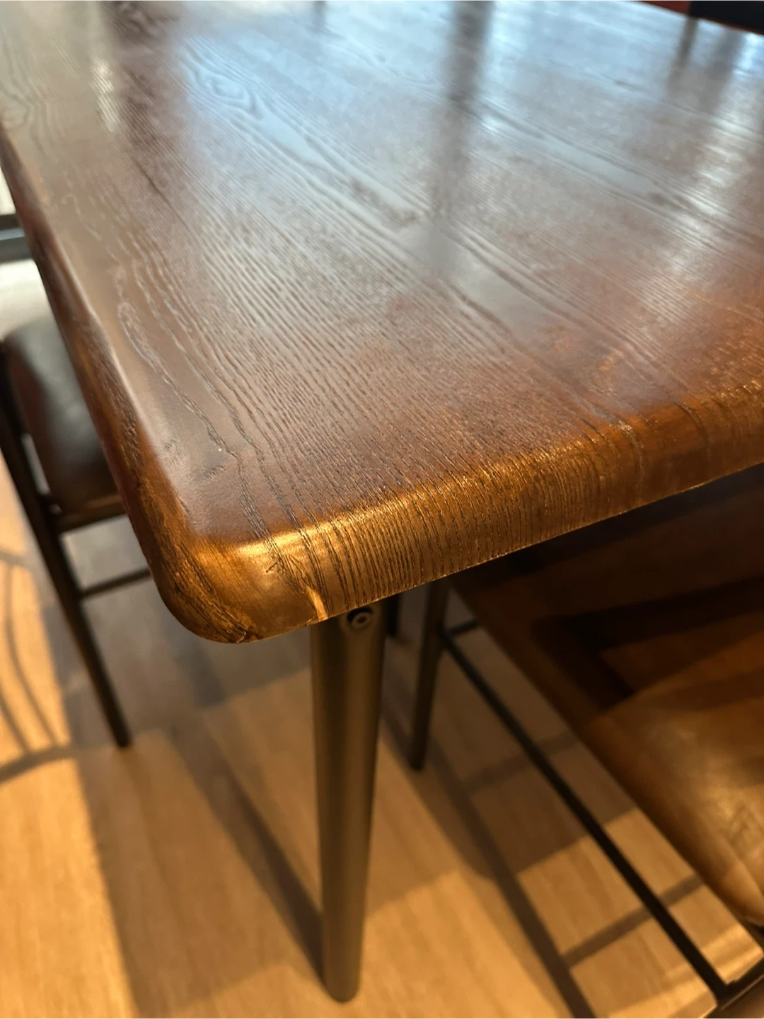 5-Piece Wood & Metal Dining Set - photo 2