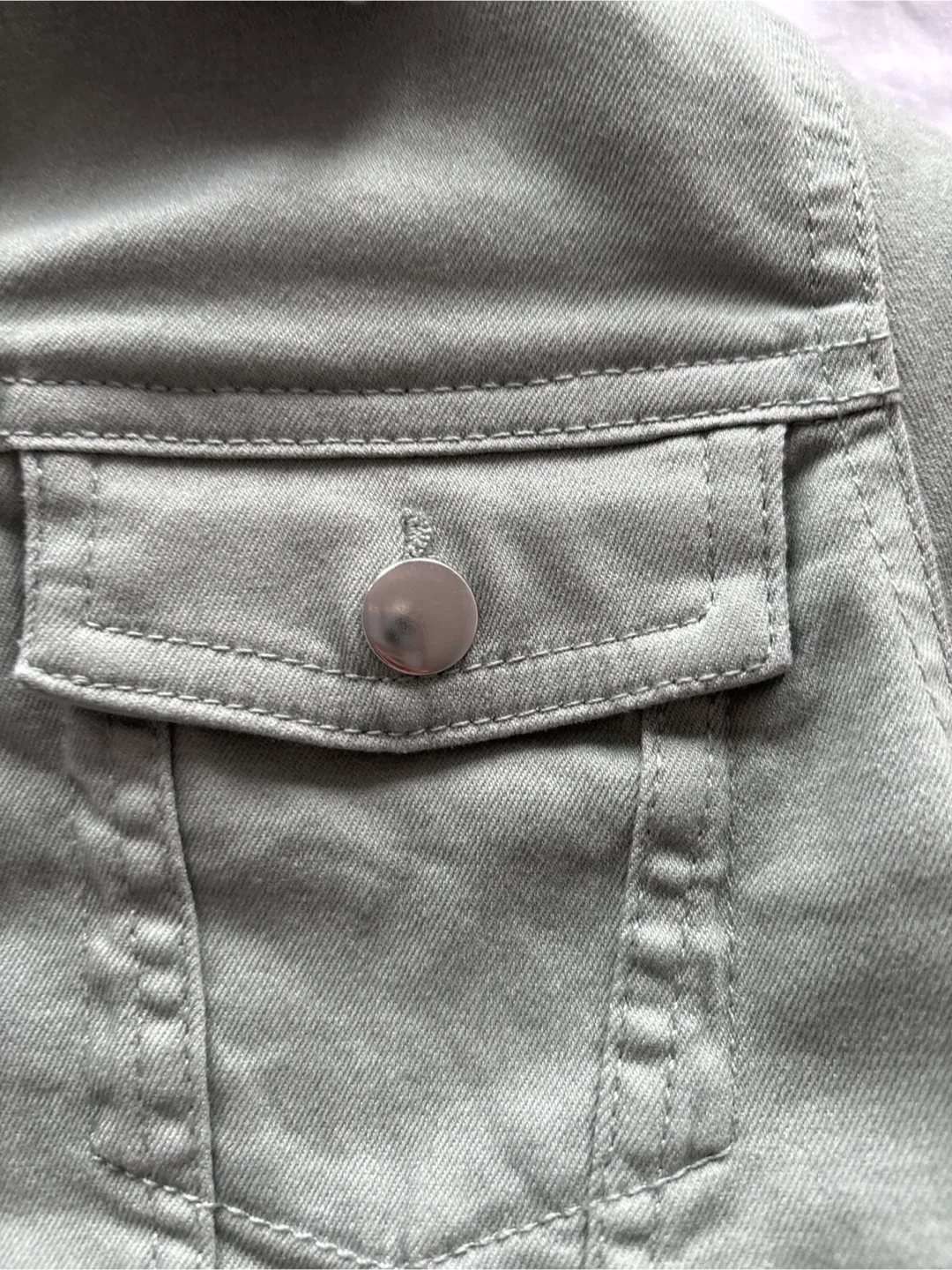 H&M Kids' Denim Jacket - Size 8-9Y - Light Green image indicator(2)