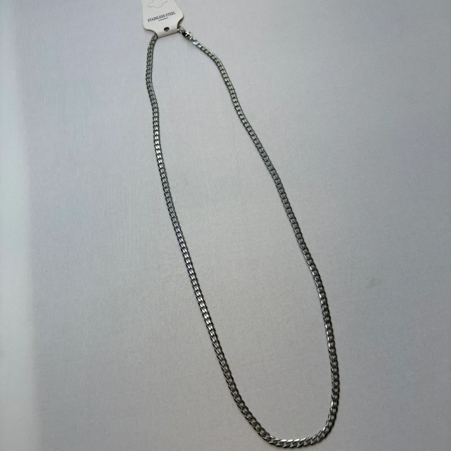 The Steel Shop Stainless Steel Cuban Link 30” Chain Necklace image indicator(2)