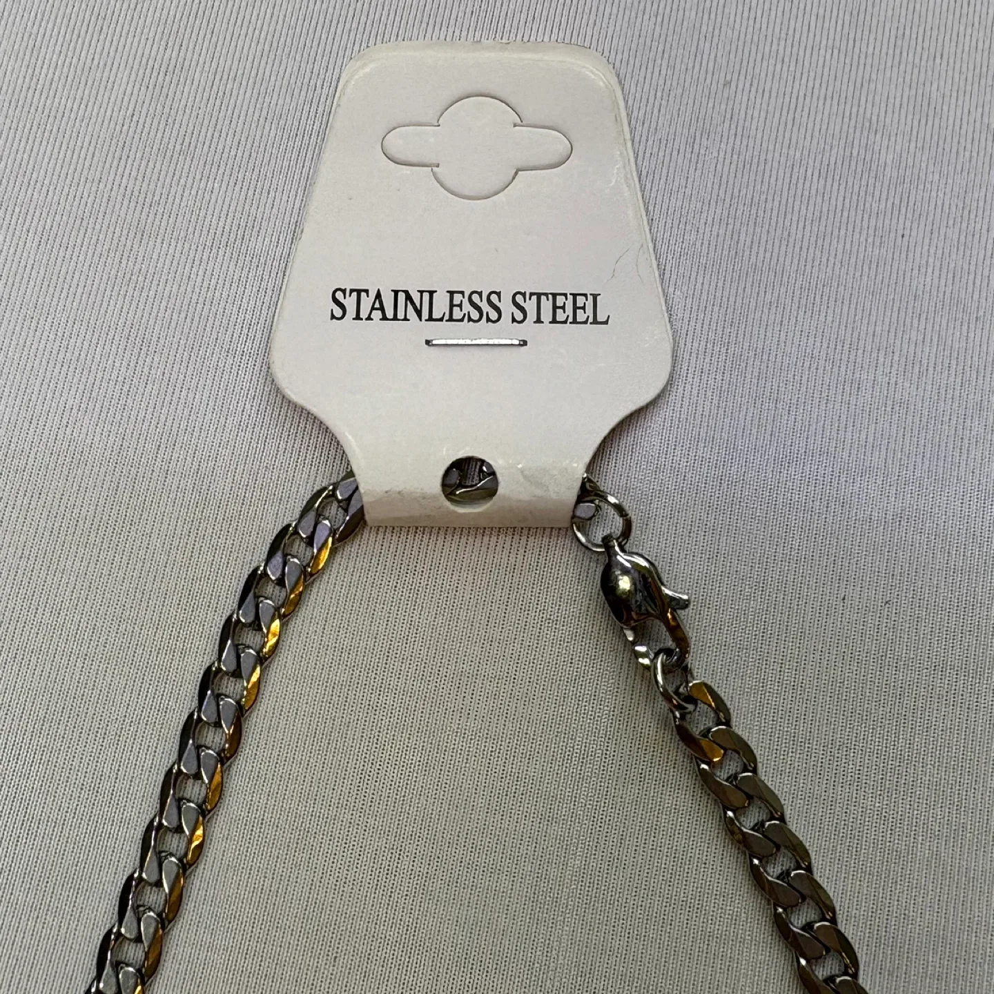 The Steel Shop Stainless Steel Cuban Link 30” Chain Necklace image indicator(3)