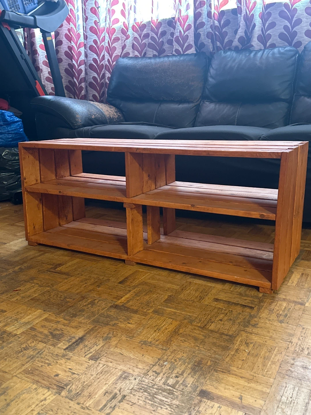 Wooden Storage Shelf Unit