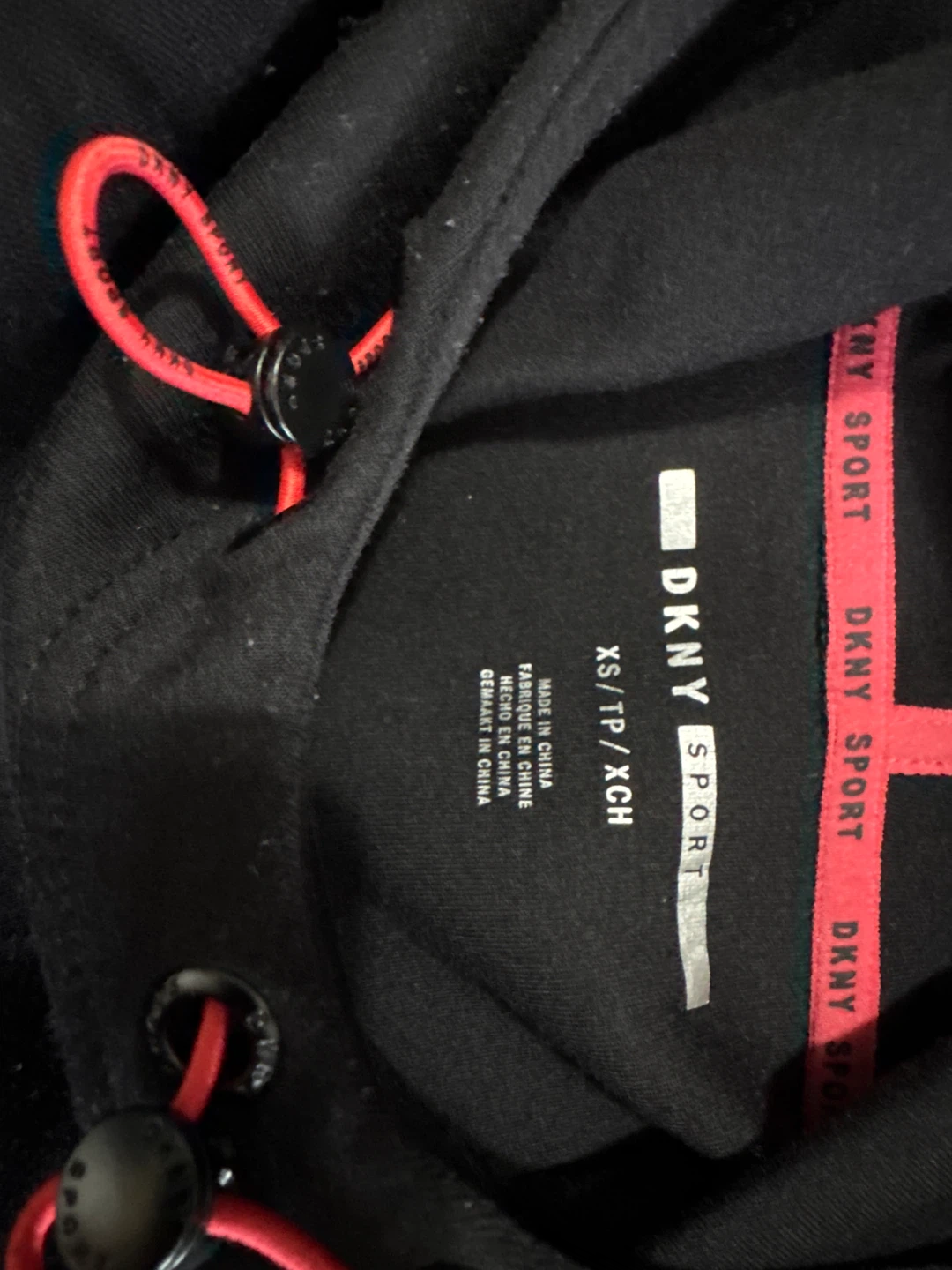 DKNY Sport Black Hoodie - Size XS - photo 3