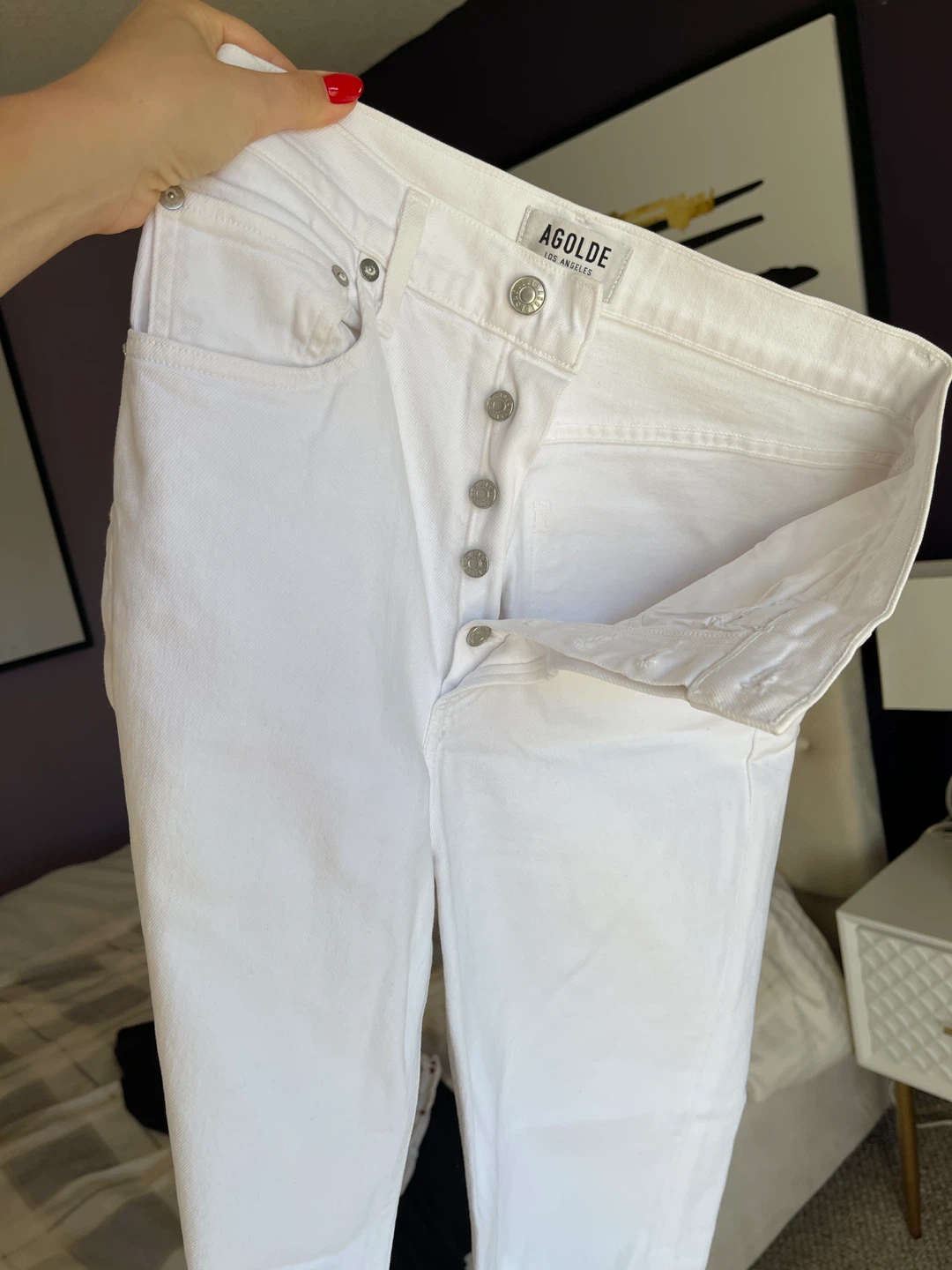 AGOLDE White Jeans - photo 3