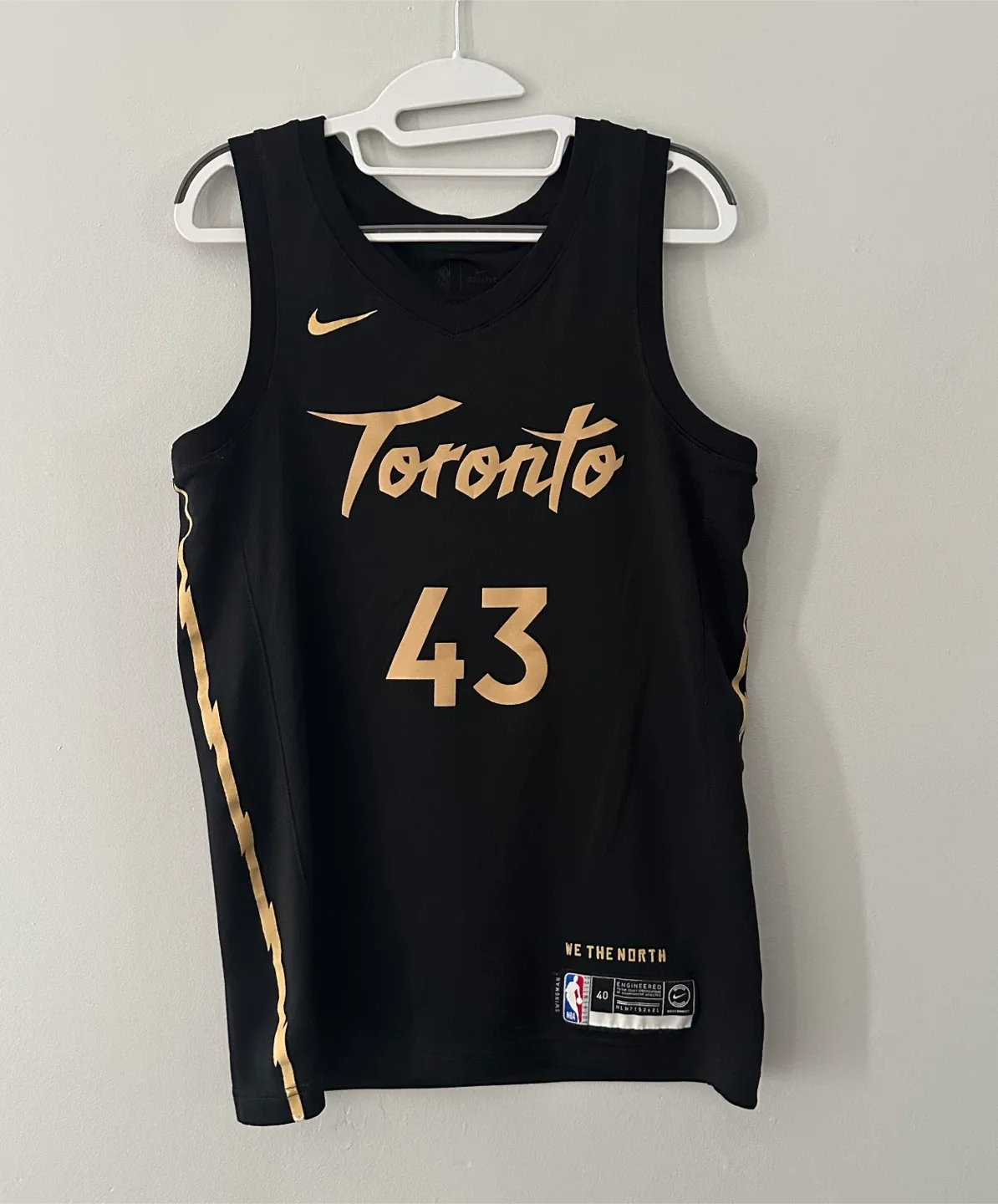 Nike Toronto Raptors Siakam #43 Jersey - Size 40 thumbnail