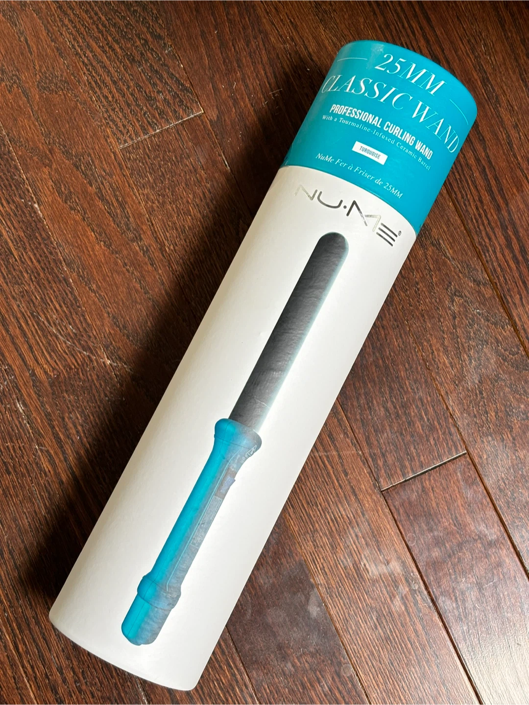 LIKE NEW NuMe 25mm Classic Curling Wand - Turquoise