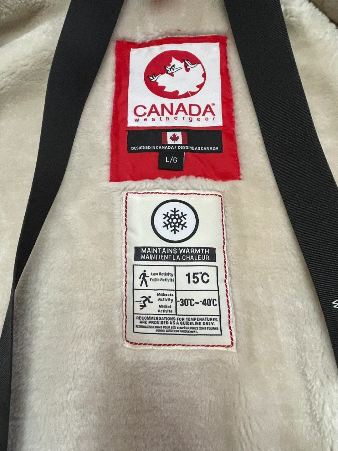 Canada Weathergear Black Winter Parka - Size L/G image indicator(2)