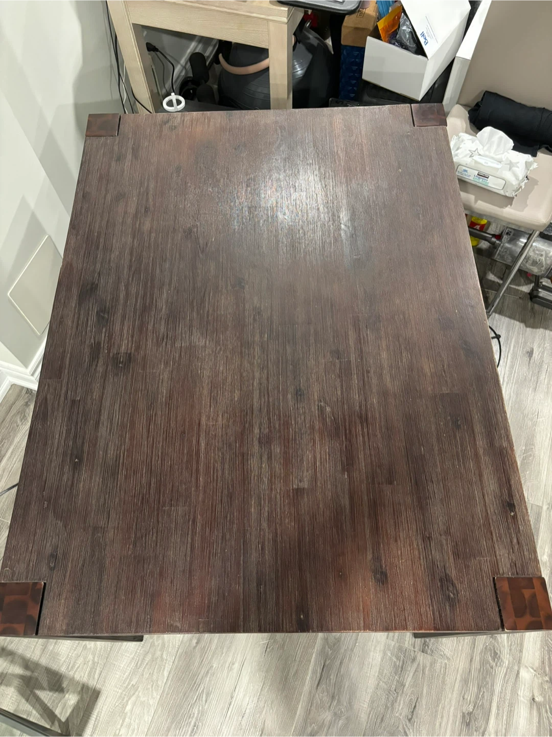 LIKE NEW Structube 4-6 seat wooden table - photo 3