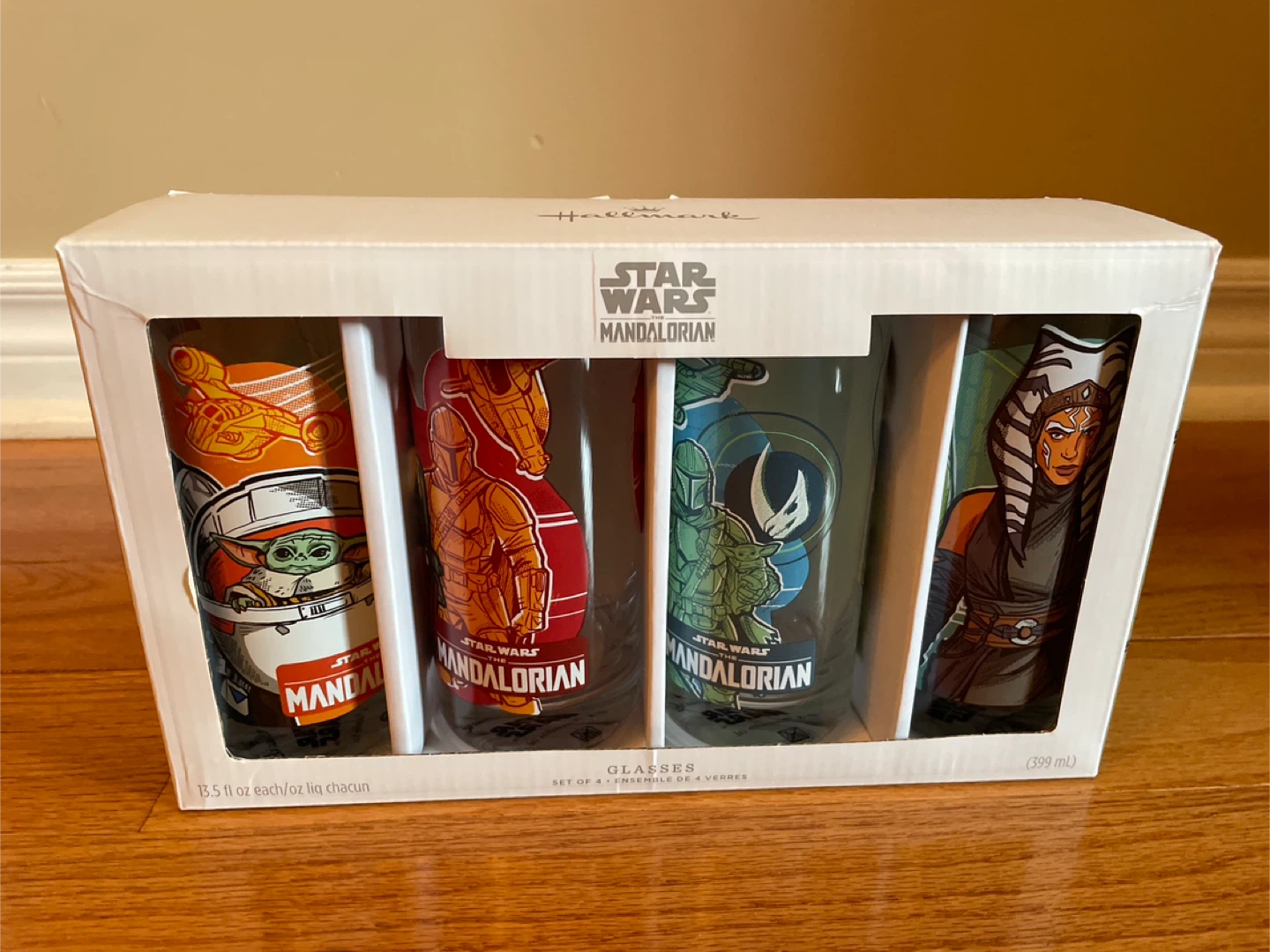 Star Wars Mandalorian Glass Set (4)