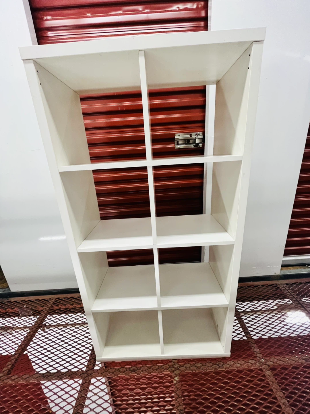 White 8-Cube Storage Shelf - photo 3