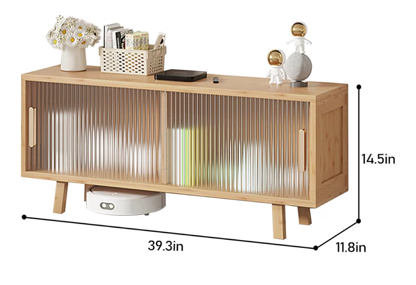Zhumujiaju Bamboo TV Stand - 39.4 inch - photo 2
