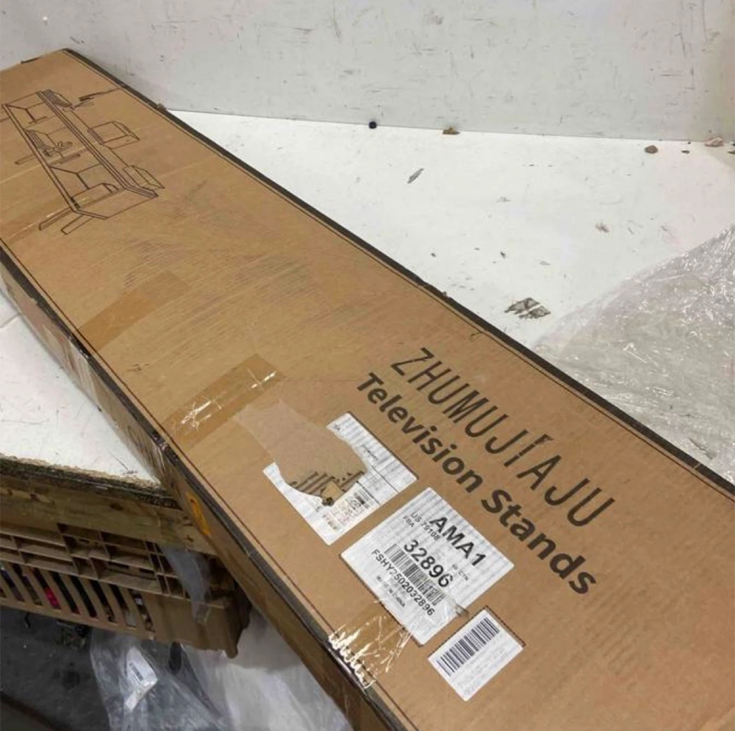 Zhumujiaju Bamboo TV Stand - 39.4 inch - photo 3