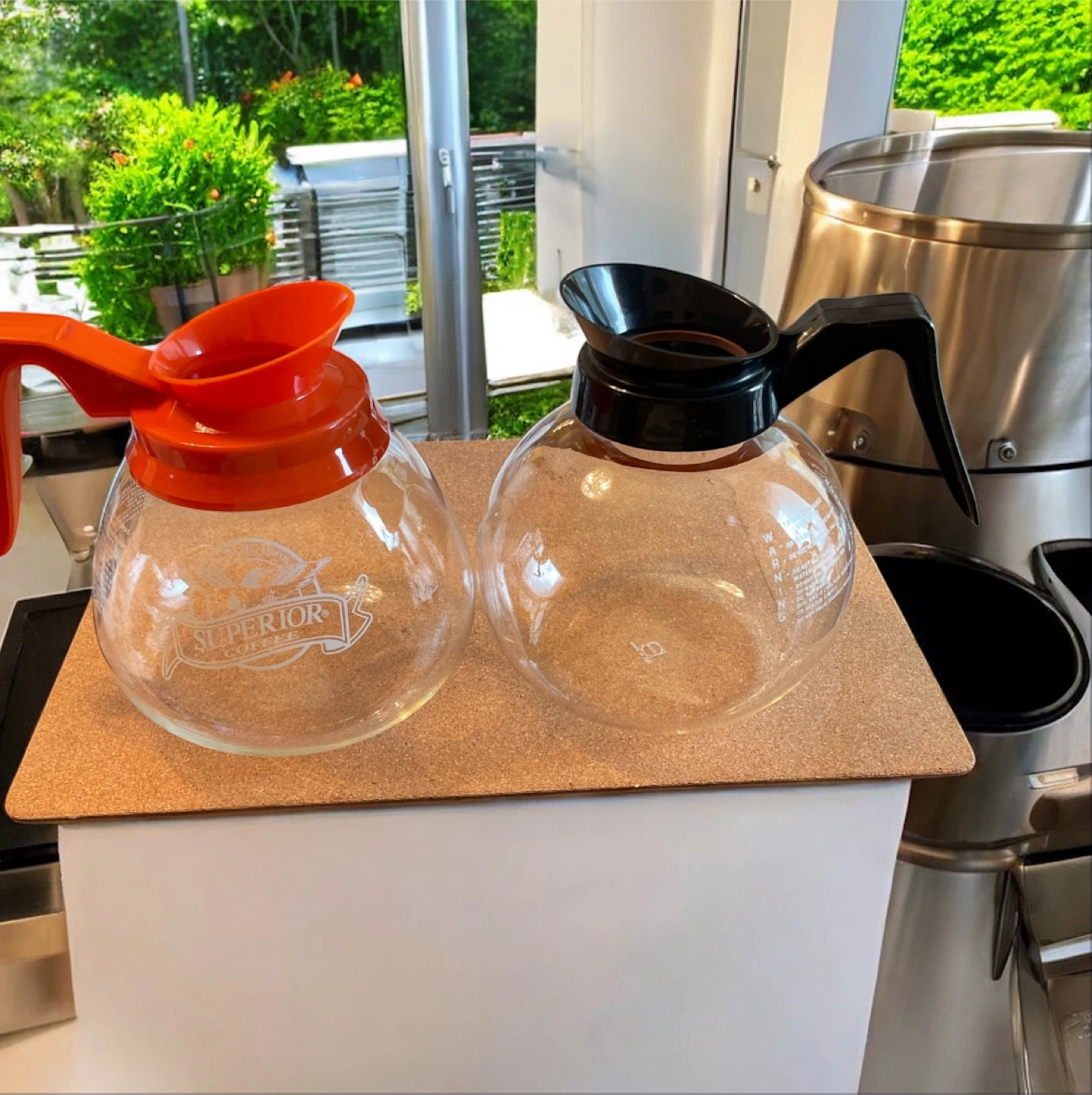 Set of 2 Superior Coffee Carafe