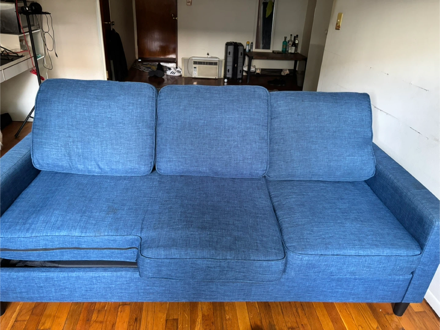 Blue Sleeper Sofa - photo 3