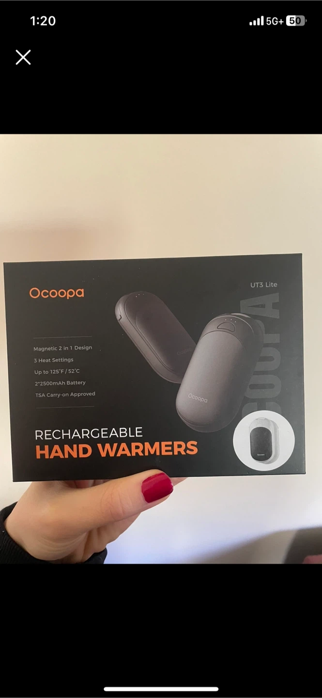 Rechargeable Hand Warmers - New