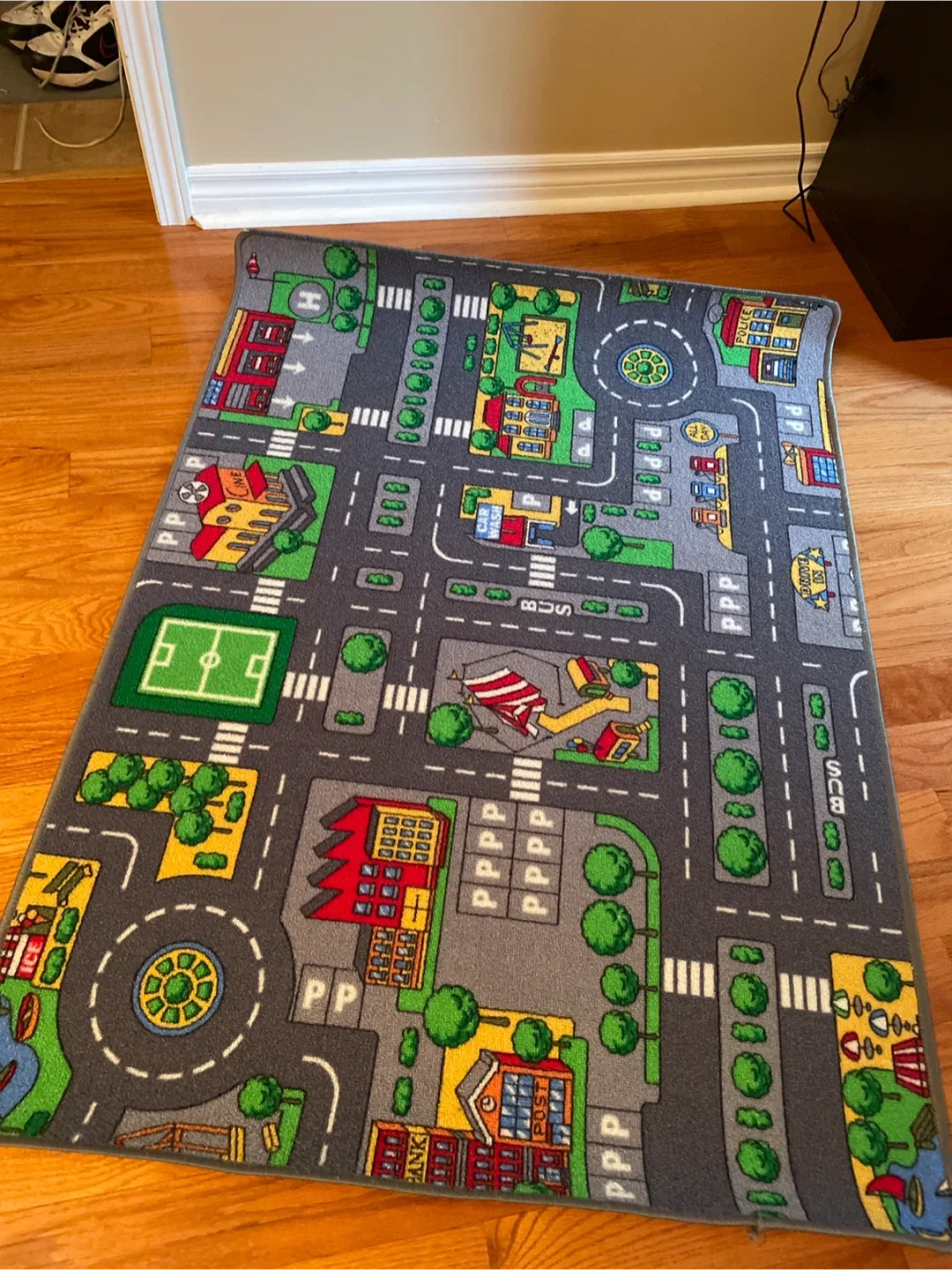 Kids' Cityscape Play Mat Rug thumbnail