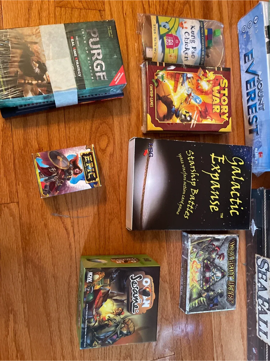 Board Games: Gaia, Legacy, Firefly, SeaFall + image indicator(2)