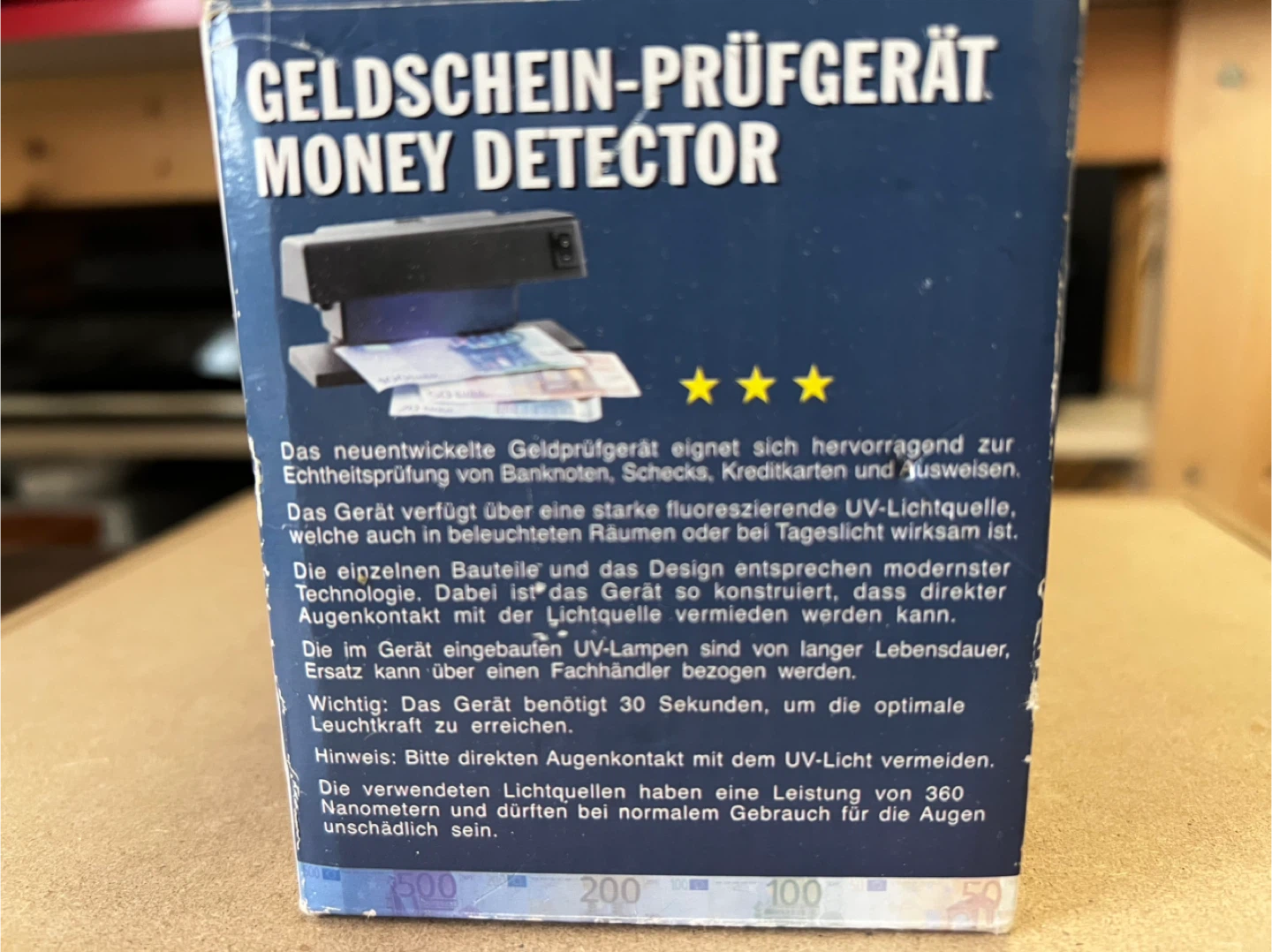 ULTRASCAN  counterfeit money detector - photo 3