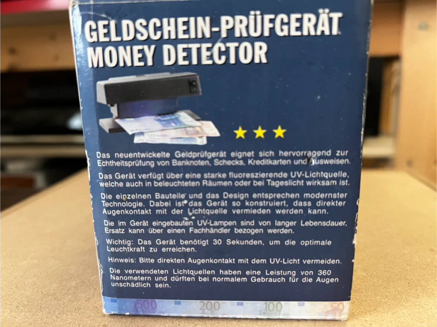 ULTRASCAN  counterfeit money detector image indicator(3)