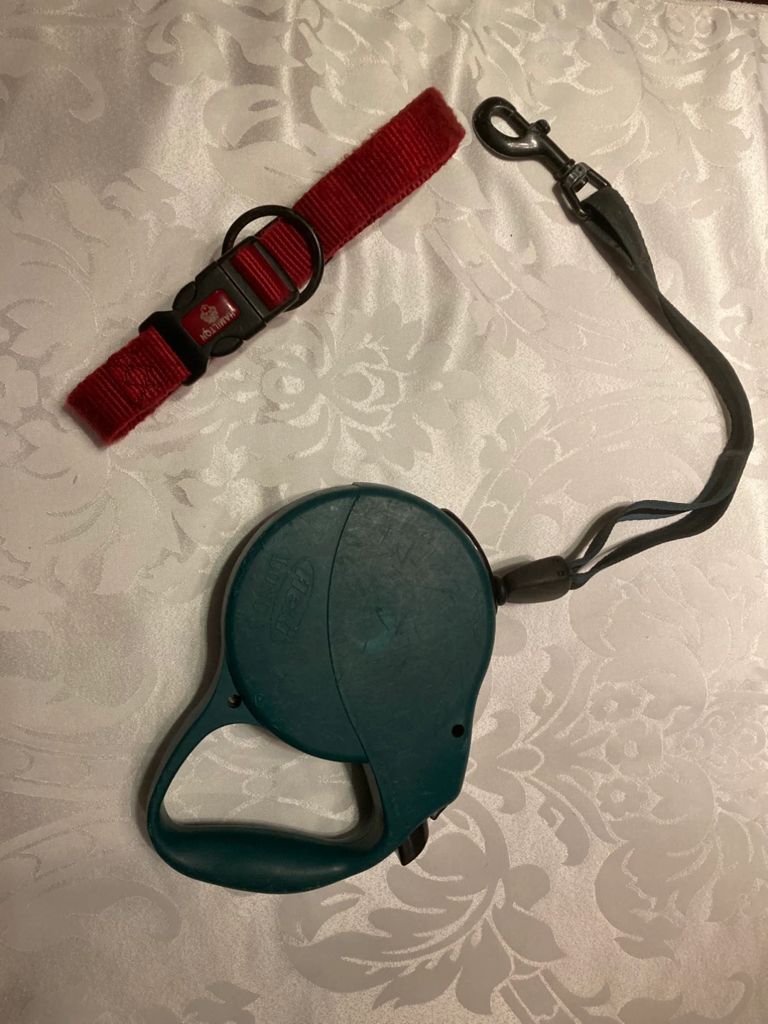 Flexi Retractable Dog Leash & Hamilton Dog Collar