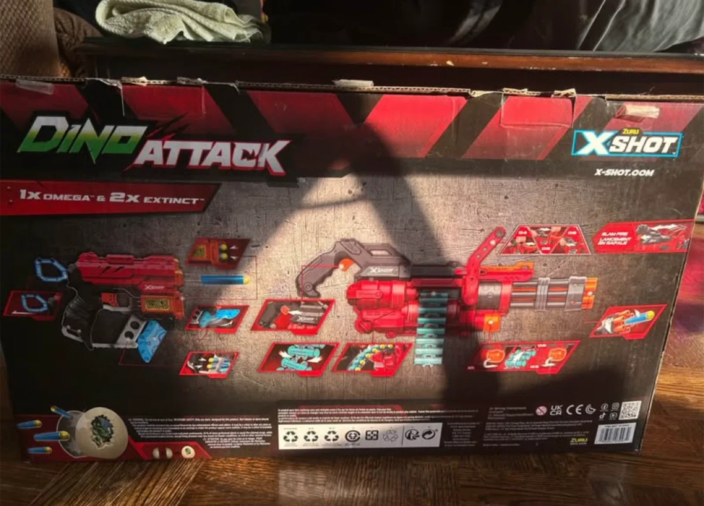 Zuru X-Shot Dino Attack Omega & Extinct Dart Blaster Set image indicator(2)