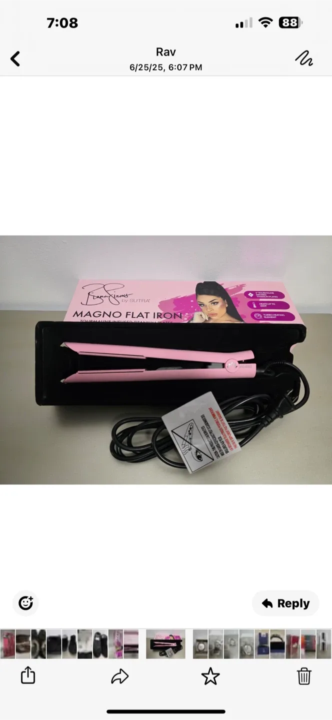 Bianca Miller Magno Flat Iron by Sutra - Pink image indicator(2)