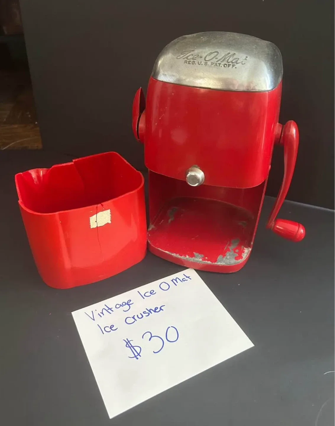 Vintage Ice-O-Mat Ice Crusher