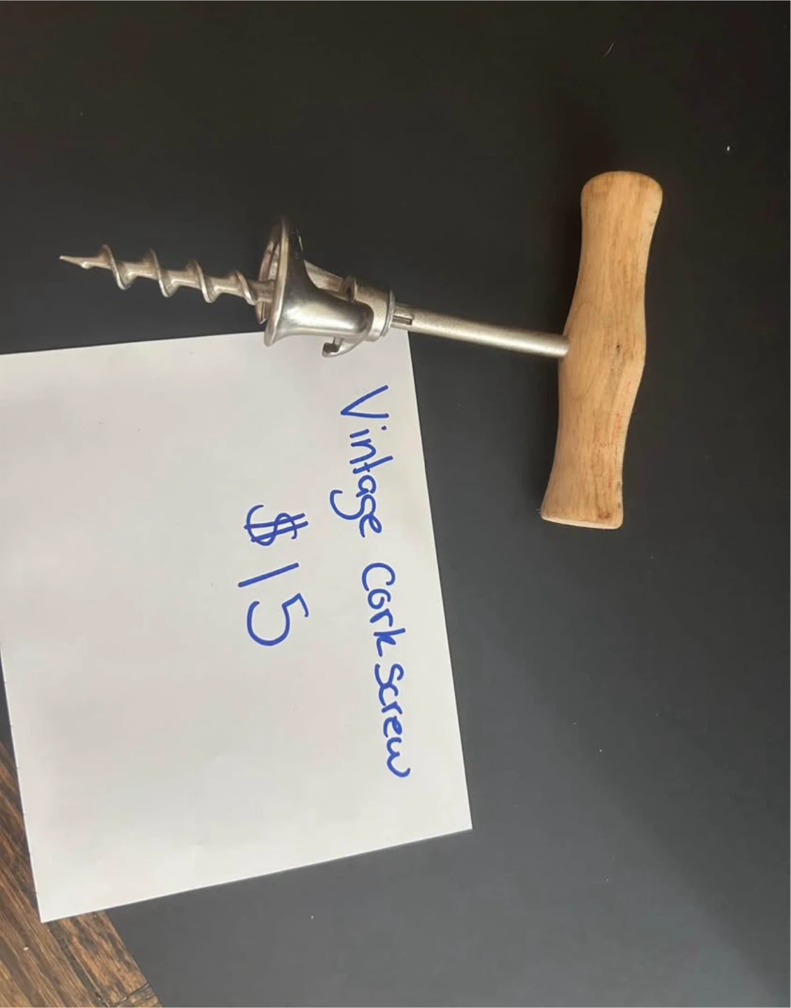 Vintage Corkscrew - $15