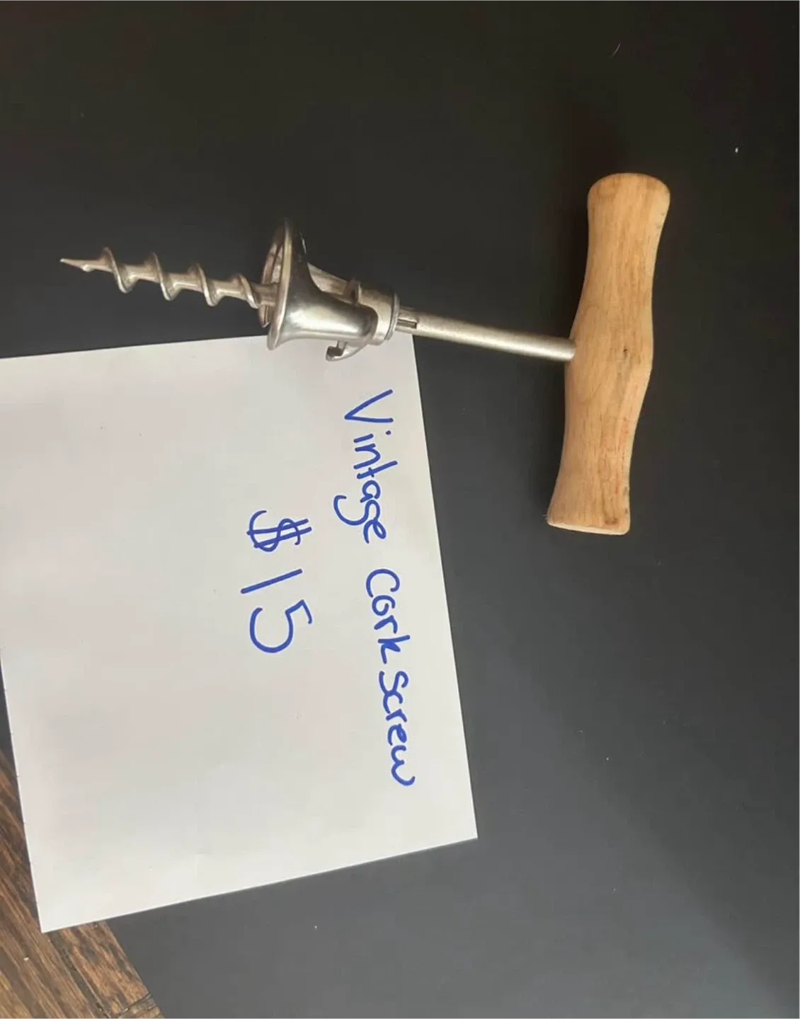 Vintage Corkscrew - $15