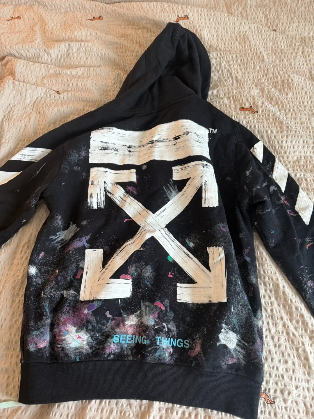 Off-White Black Hoodie image indicator(3)