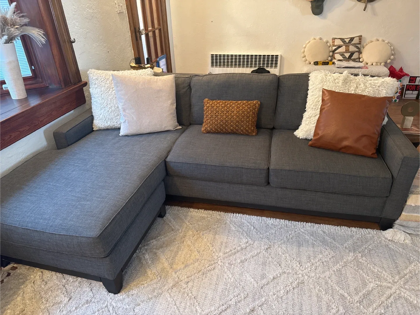 Gray Sectional Sofa image indicator(2)