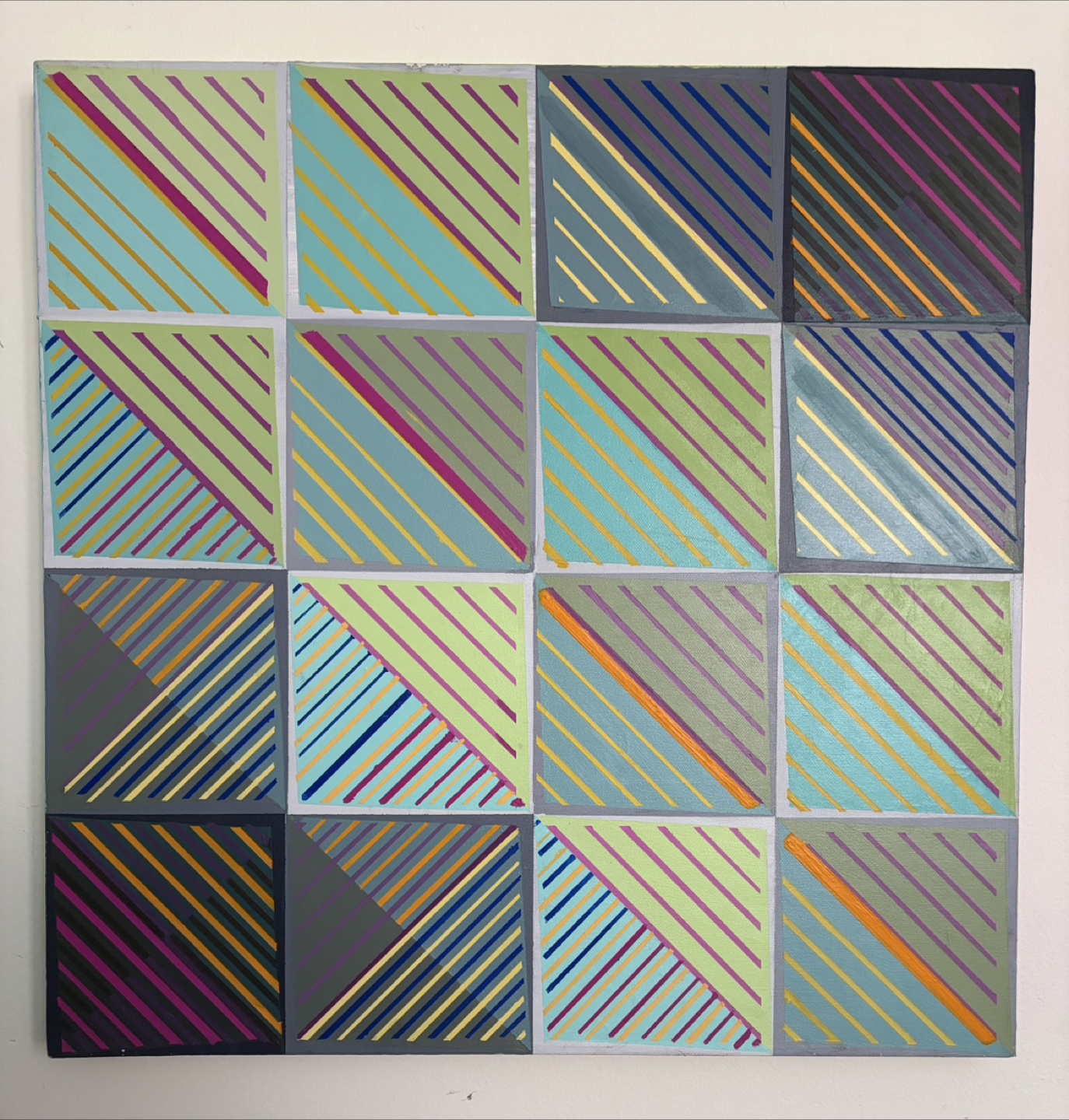 Abstract Geometric Painting - photo 2
