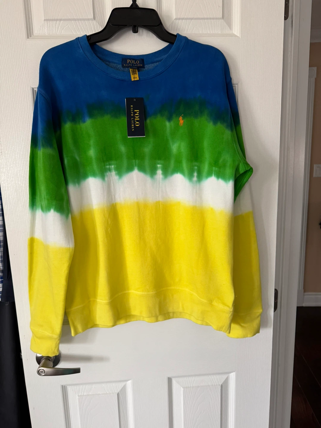 POLO RALPH LAUREN SWEATSHIRT BOYS 18-20 NEW WITH TAG