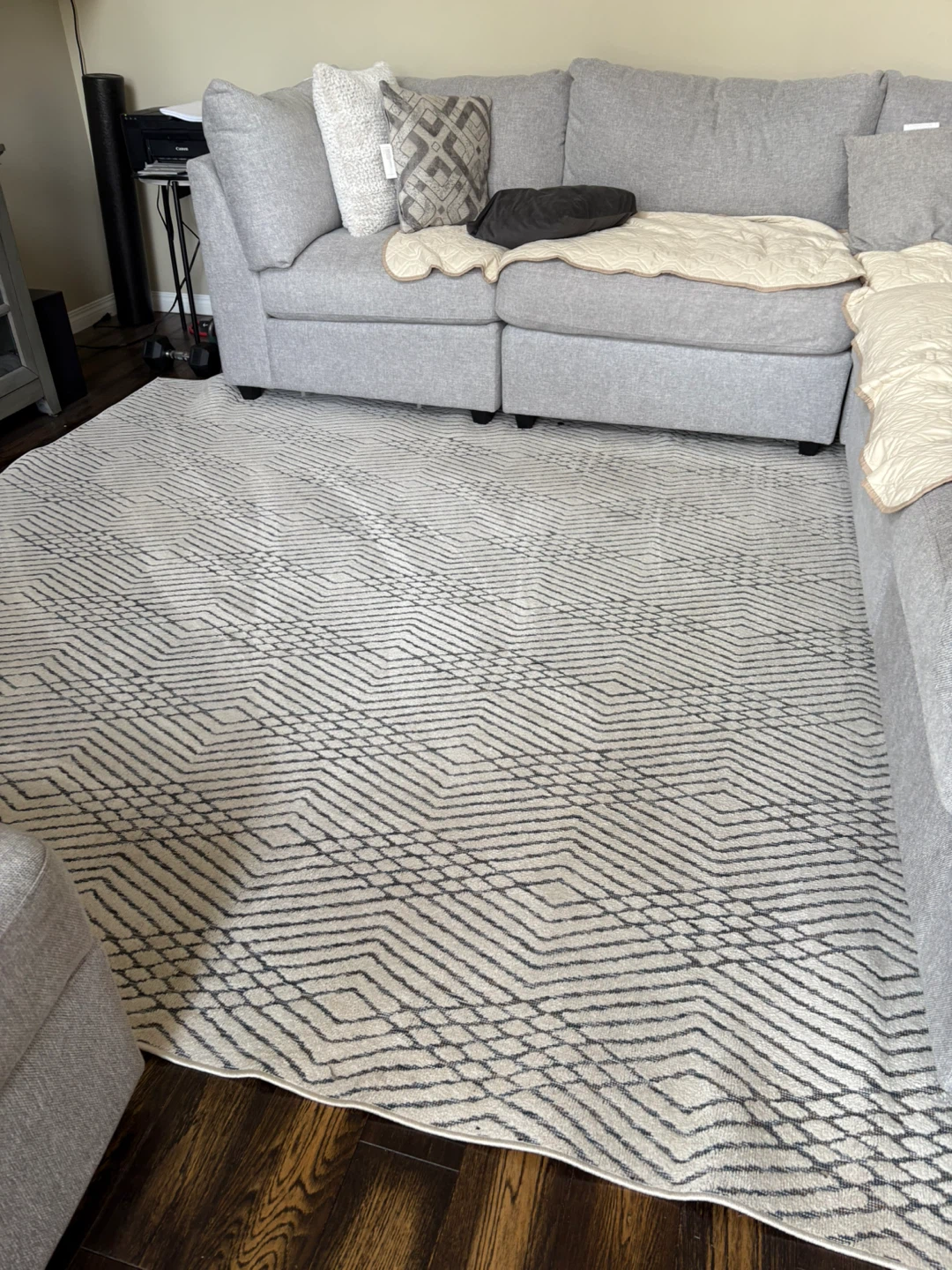 Geometric Pattern Area Rug ❤️