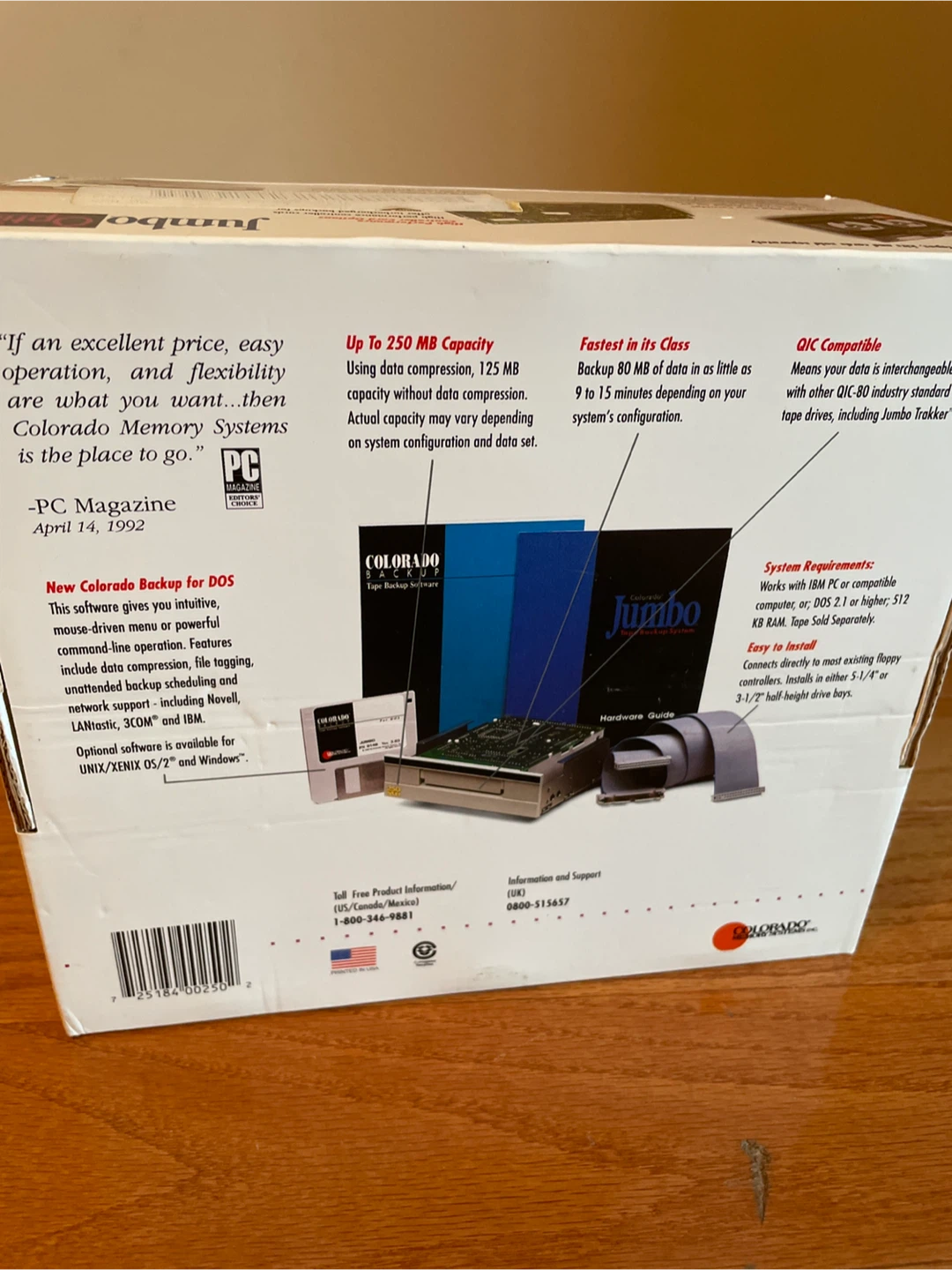 Colorado Jumbo 250 Tape Backup System - photo 2