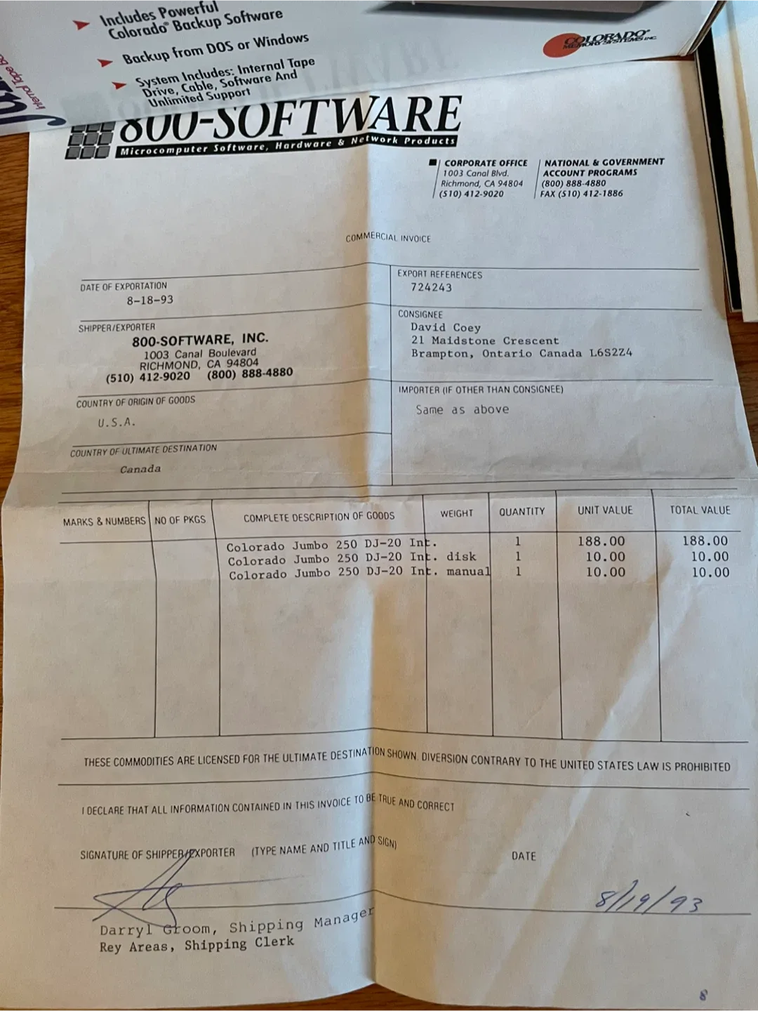 Colorado Jumbo 250 Tape Backup System image indicator(6)
