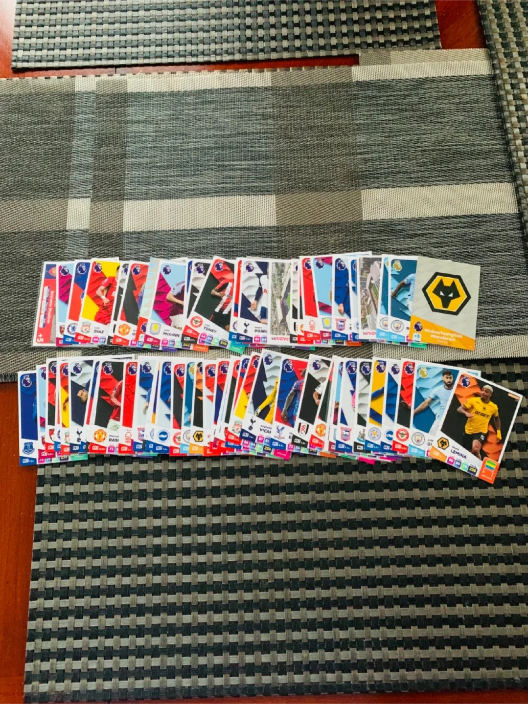 Lot of 80 Soccer Premier League Trading Cards image indicator(7)