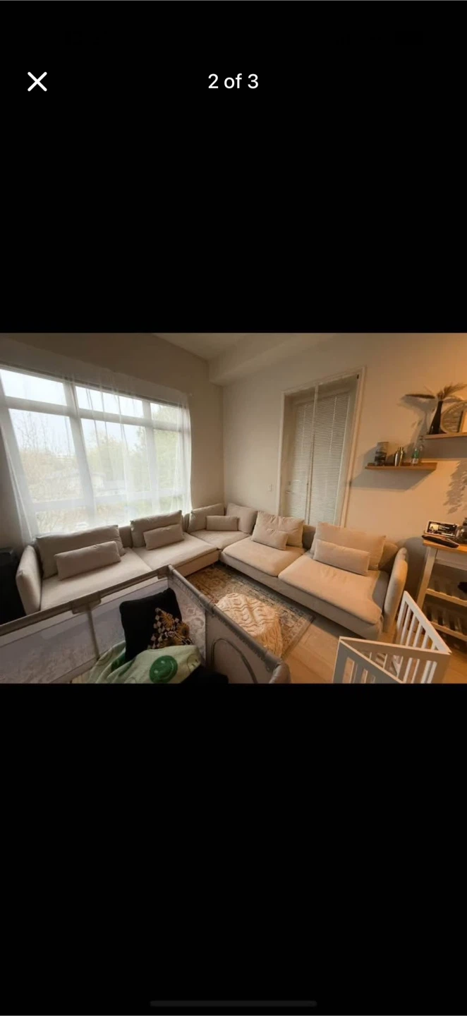 IKEA SÖDERHAMN Sectional, 5-seat, Frid tuna light beige - photo 2