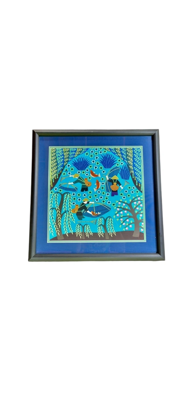 Framed Asian-Style Art - Set of 2 - photo 3
