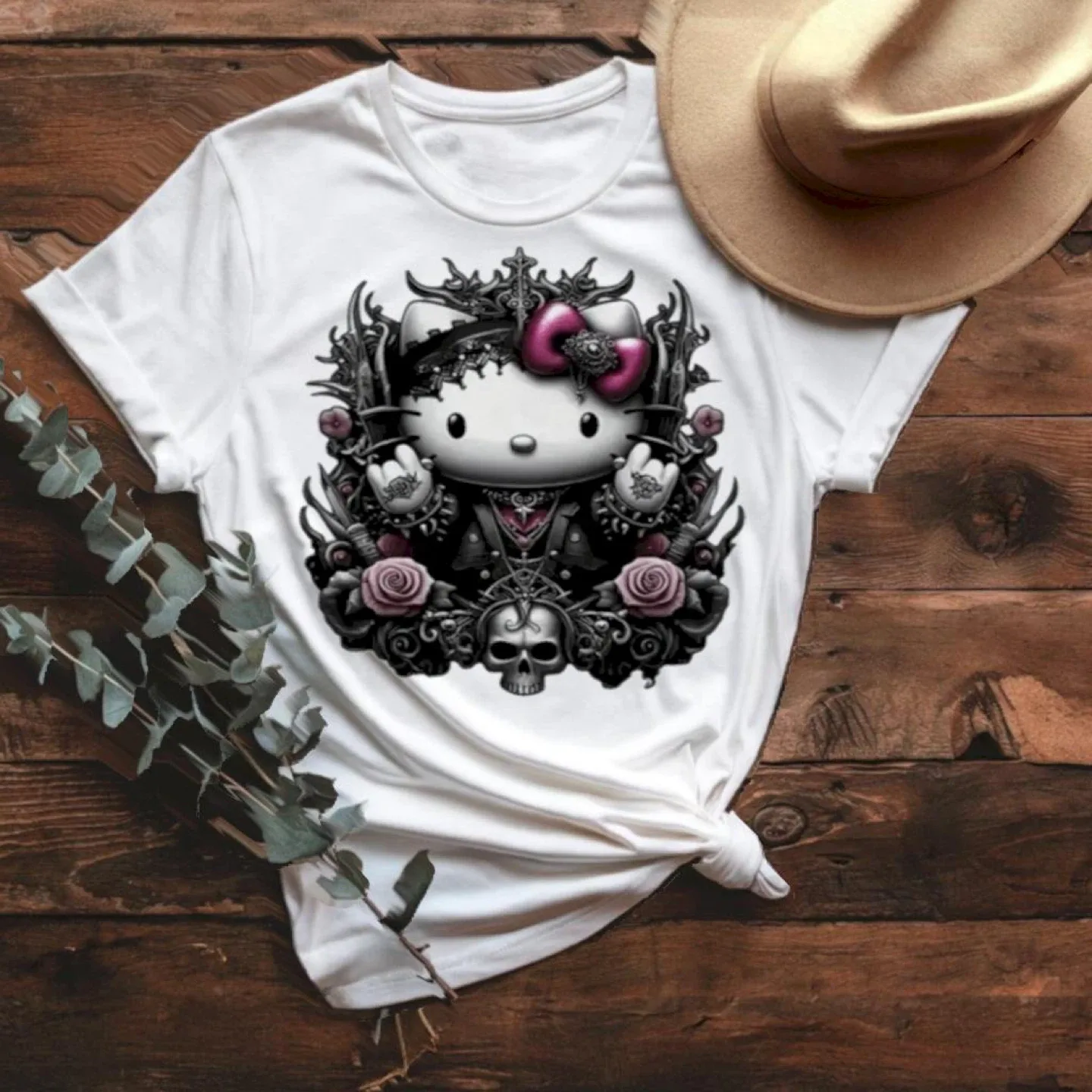 Hello Kitty Goth T-Shirt thumbnail
