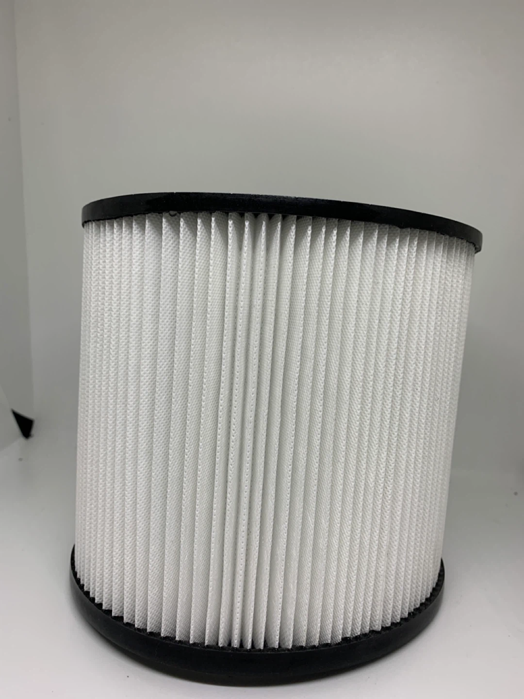 HEPA cartridge filter for a wet/dry shop vacuum