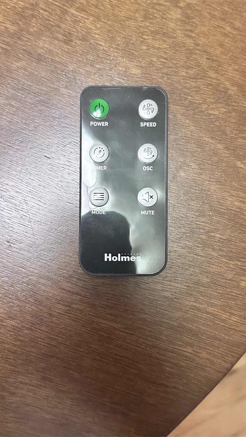Holmes Black Tower Fan with Remote - photo 2