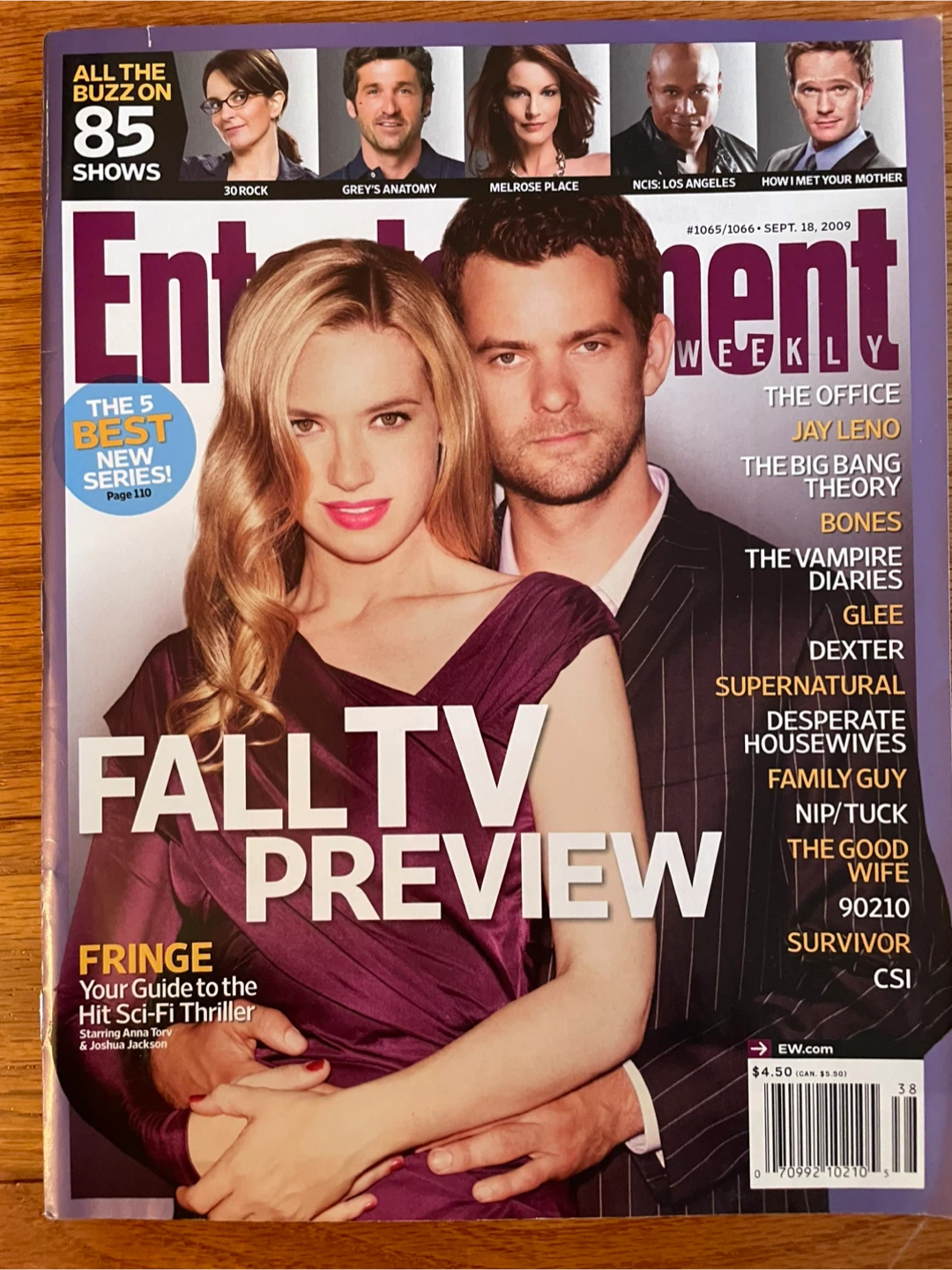 Entertainment Weekly Fall TV Preview Magazines - photo 3