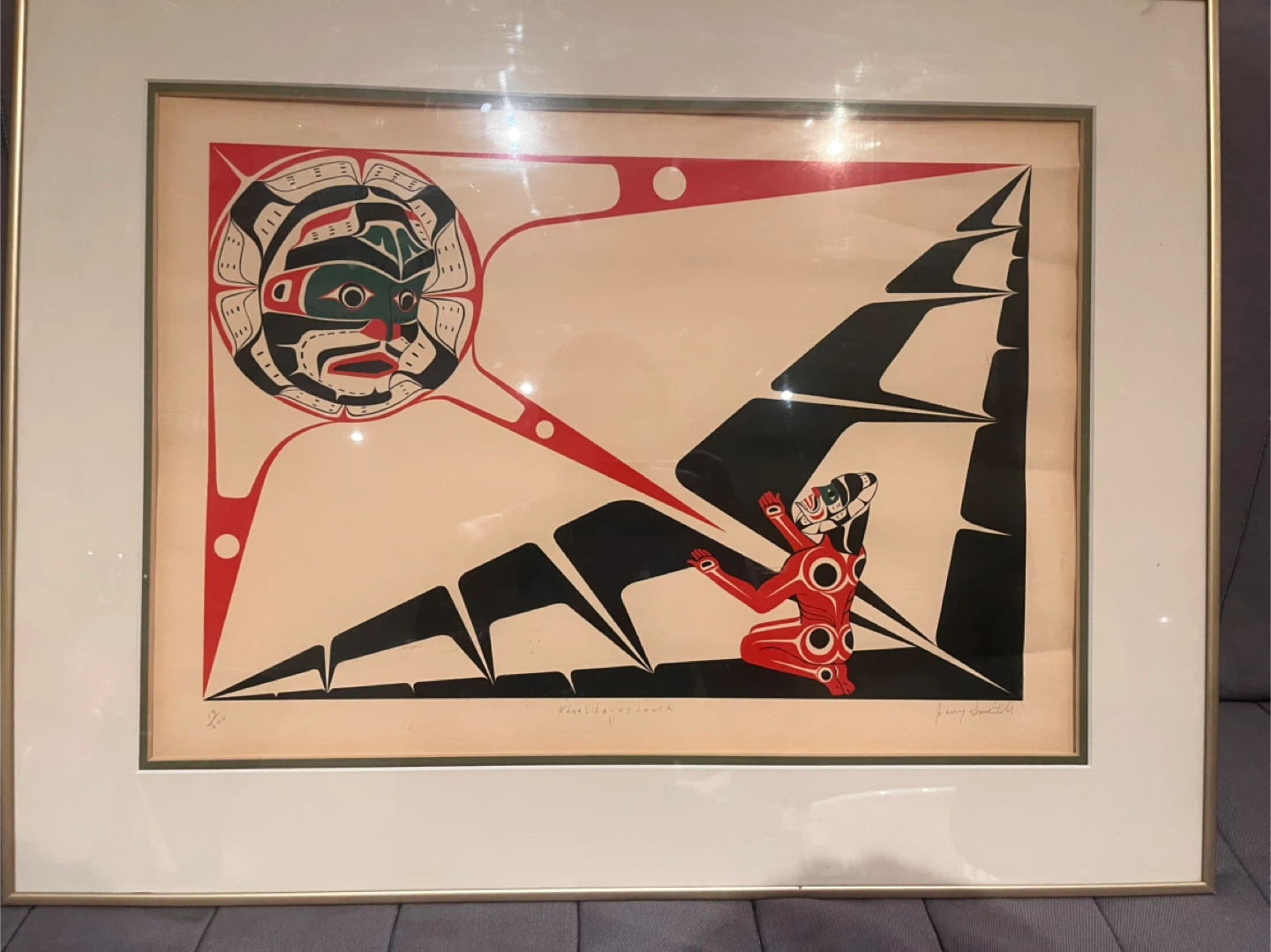 KleesaLaGeeLauck by Jerry Smith Native Art Print