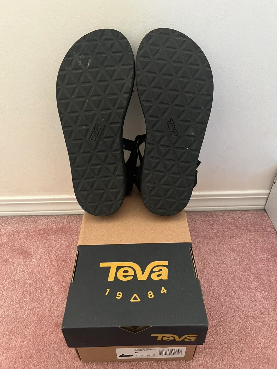 Teva Universal Platform Sandals - Black, Size 8 image indicator(5)