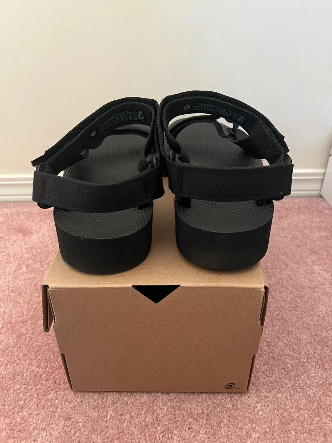 Teva Universal Platform Sandals - Black, Size 8 image indicator(3)