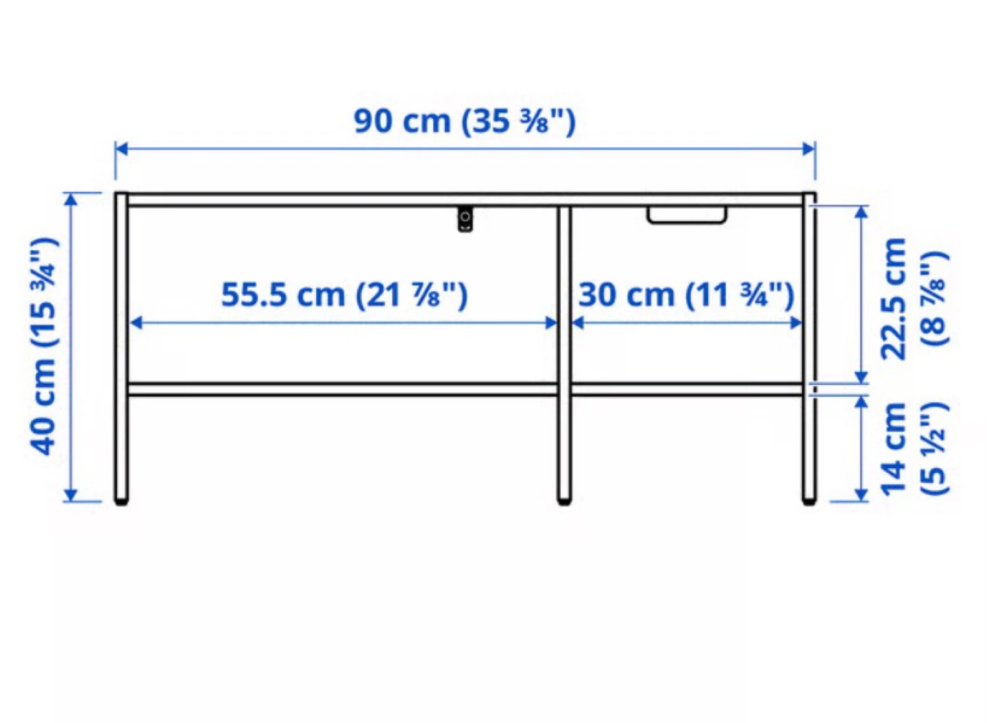 IKEA TV Stand - White - photo 2