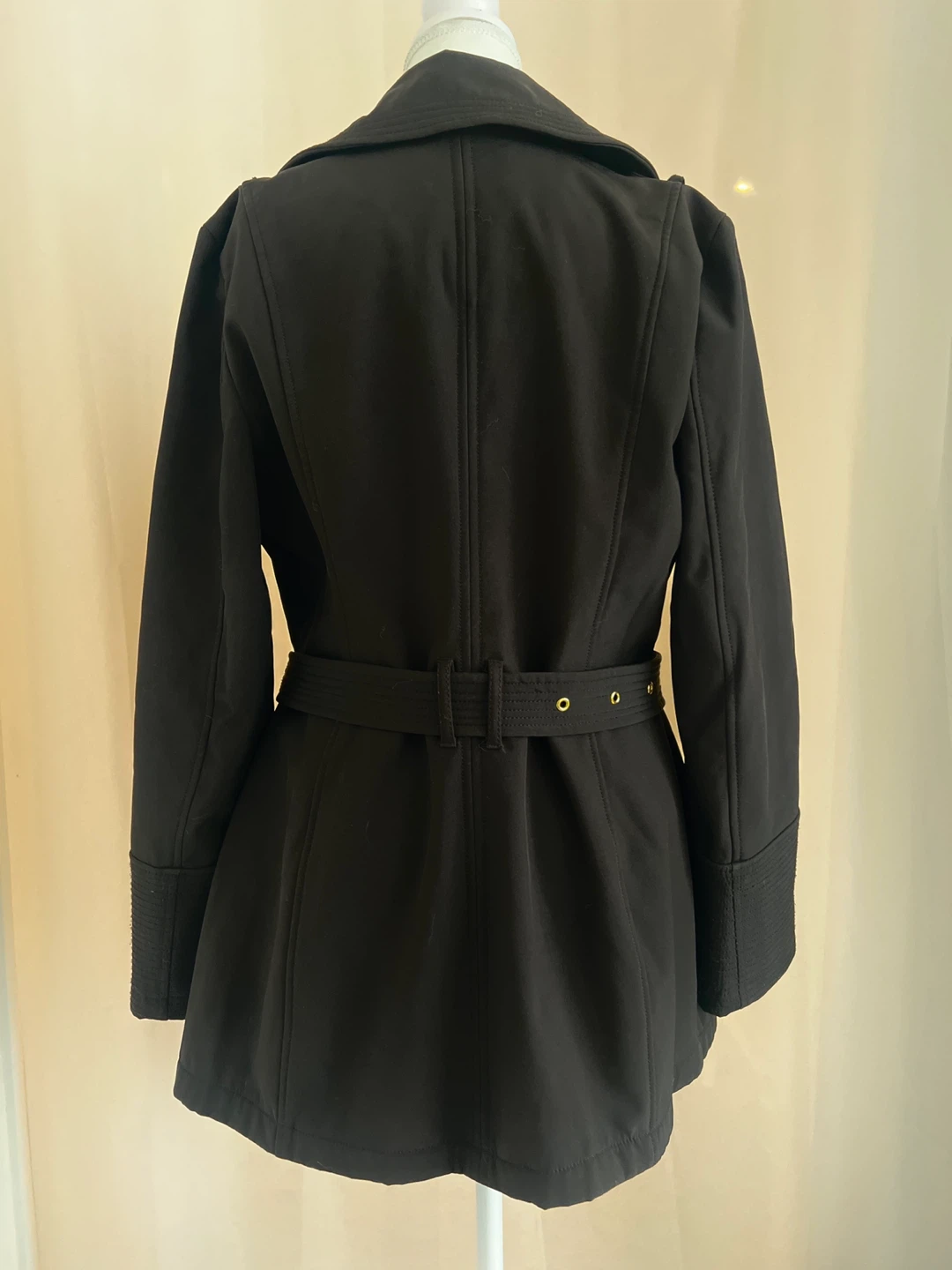 Michael Kors Black Belted Jacket - Size Small - photo 2