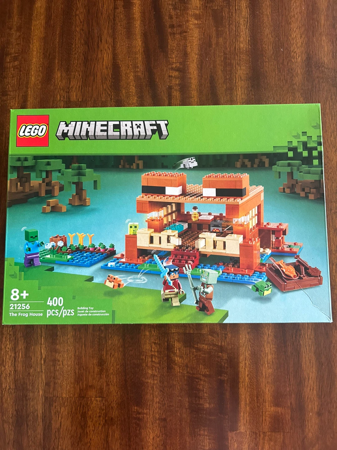 NEW! LEGO Minecraft The Frog House Set 21256